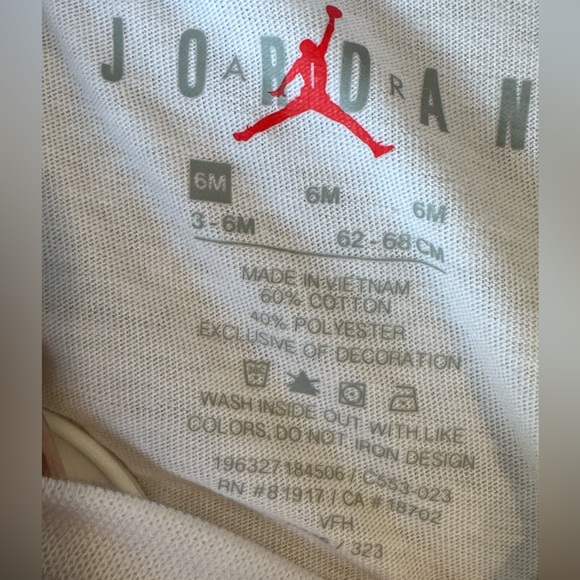 NEW Air Jordan Baby 2 piece set - 6M (3 - 6 months) - Picture 7 of 8